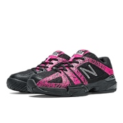 Women's Court New Balance 1005 Black with Exuberant Pink P7x5796